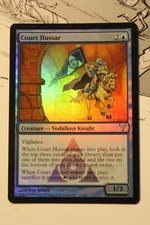 MTG COURT HUSSAR FOIL UNCOMMON DISSENSION MAGIC THE GATHERING