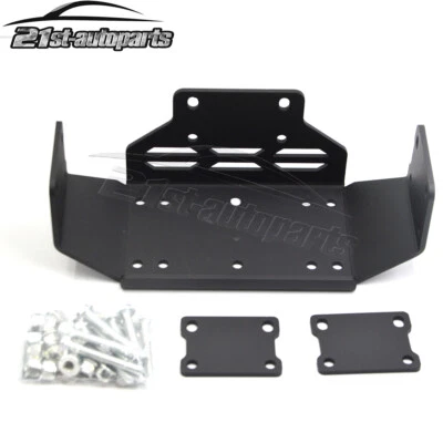 Soporte de montaje de cabrestante de parachoques delantero de alta resistencia para Honda Pioneer 500 520 2015-2025 Foto 1 de 4