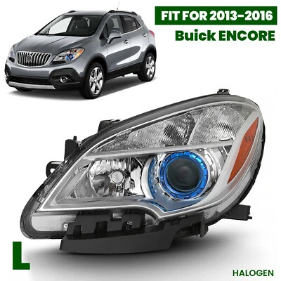 Halogen Headlight Headlamp Light For 2013-2016 Buick Encore Driver Side Left LH - Imagem 1 de 4