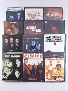 Lot of 12 Various DVD Movie, GoodFellas, Snatch, Donnie Darko, Deer Hunter... - Foto 1 di 5