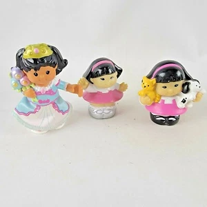 Fisher Price Little People Sonya Lee Waving Puppy Kitten Princess Mia Lot of 3 - Picture 1 of 10