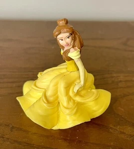 BELLE Beauty & the Beast Yellow Ball Gown Disney PRINCESS Figure Cake Topper PVC - Picture 1 of 4