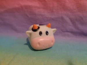 Figura de animal de granero de granja de juguete bañera vaca de goma - Imagen 1 de 6