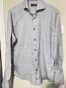 Edo Popken Switzerland Men's Button up Shirt Euro Size 38/M French cuffs - Picture 1 of 9