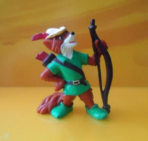 Vintage 1982 BULLY West Germany Robin Hood Walt Disney PVC 2" Figure - Picture 1 of 2