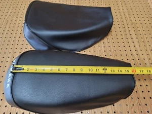 YAMAHA MX80 DT80 SEAT COVER 1973 TO 1983 MODEL SEAT COVER (BLACK) (Y*-73) - Picture 1 of 12