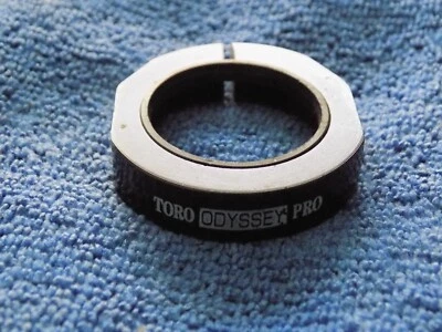 VINTAGE TORO ODYSSEY PRO 1-1/8" HEADSET THREADED LOCK NUT ONLY BLACK - Image 1 of 4