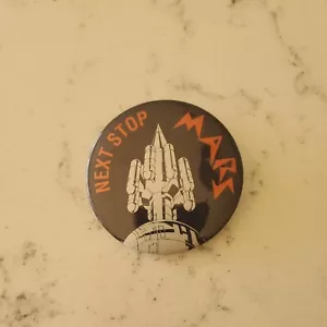 Next Stop Mars Pin Tesla Space Vintage Pin Rückseite 6 Stück - Bild 1 von 3