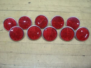 10 Oldtimer NOS Fahrrad Reflektor Gulco 325 Stimsonite Gulotta Bright Star - Bild 1 von 7