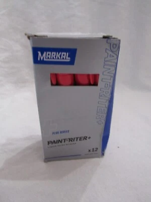 Markal Paint-Riter + Oily Surface Red Paint Markers Pack of 12 P/N 096962 - Image 1 of 3