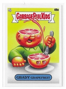 2021 Topps Mülleimer Kinder GPK Food Fight Grady Grapefruit 49a - Bild 1 von 2