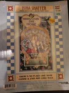 Nina Shaffer Theres No Place Like Home Counted Cross Stitch Kit Leisure Arts Neu - Bild 1 von 1