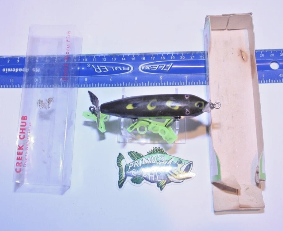 Creek Chub 1519 vintage en caja estampada Foto 1 de 4