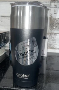 ASOBU Daily Tumbler For Cold Or Hot-vacuum Insulation Stainless Steel 20oz/560ml - Picture 1 of 4