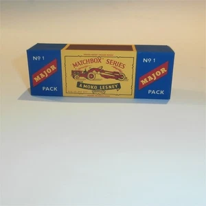 Matchbox Major Pack 1 a Raspador Oruga Estilo B Caja Repro - Imagen 1 de 4
