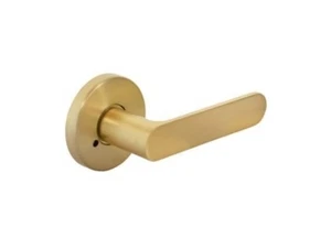 Ikonic Oslo Brushed Brass Privacy LeverSet - Bild 1 von 1
