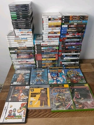 Lote de 100 fundas vacías para videojuegos - PS1-PS5, Gamecube, Wii, etc. - ¡Buenos títulos! Foto 1 de 4