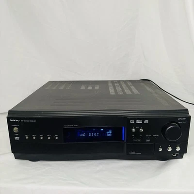 Onkyo 5 Disc Carousel DVD Changer Receiver DR-C500 Blk For parts - Image 1 of 4