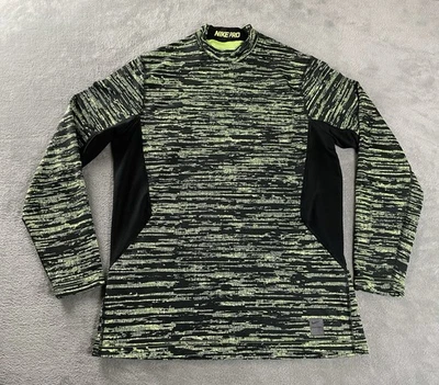 Camisa Nike Pro Para Hombre L Dri-Fit Compresión L/S Voltio Negra Estilo Más Grueso Foto 1 de 4