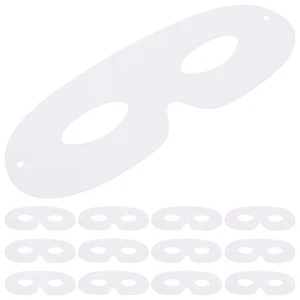 Blank Mask Child Miss Cosplay Supplies for Party White Paper Diy - Imagen 1 de 12