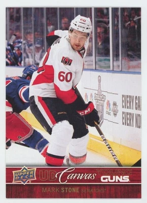 2012-13 UPPER DECK Mark Stone RC ROOKIE YOUNG GUNS CANVAS C111 - Image 1 of 2