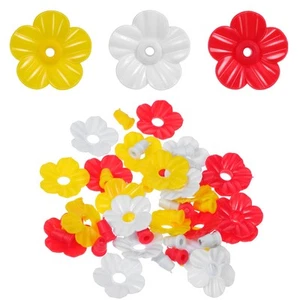 24 Piezas Alimentador de Pájaros Flores Coloridas Colibrí Piezas de Repuesto - Imagen 1 de 11
