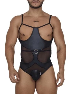 CandyMan Black 99670 Harness Bodysuit L/XL - Picture 1 of 3