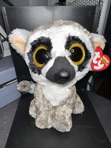 Ty Beanie Boos - LINUS the Lemur 6" MWMTs Plush Stuffed Animal Toy - Picture 1 of 7