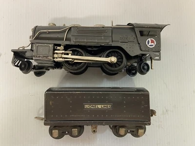 Prewar Lionel 259E/1689W? Steam Locomotive & whistle tender TESTED with VIDEO! - Image 1 of 4