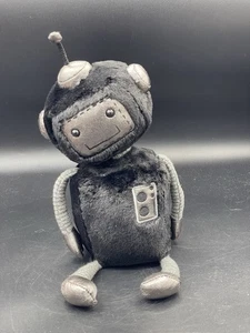 Neu ohne Etikett Jellycat London schwarzer Jellybot kleiner Plüsch 12 Zoll nicht mehr produziert selten RTF - Bild 1 von 6