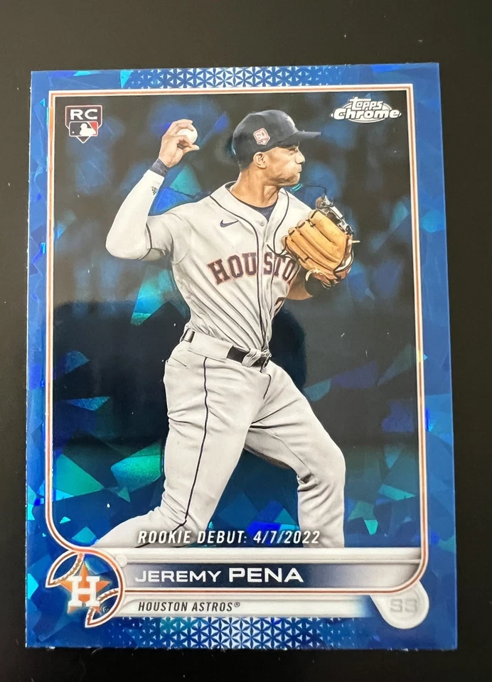 2022🔥Jeremy Pena🔥Topps Chrome Update Sapphire Rookie US276 Debut Astros (RC) - Image 1 of 2
