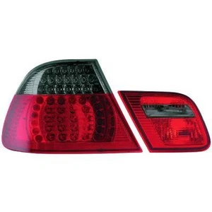 Coppia 4 pz. fari fanali posteriori TUNING Serie 3 E46 1999 >2003 COUPE LED fumè - Foto 1 di 1