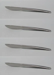 Coltelli da dessert/burro Dansk inox RONDURE - spandiconcime - set di quattro nuovi - Foto 1 di 4