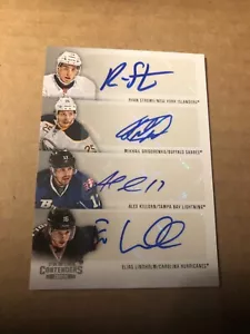 2013-14 Panini Contenders Fours Autos #C4RK5 Strome/Killorn/Grigorenko/Lindholm - Picture 1 of 2