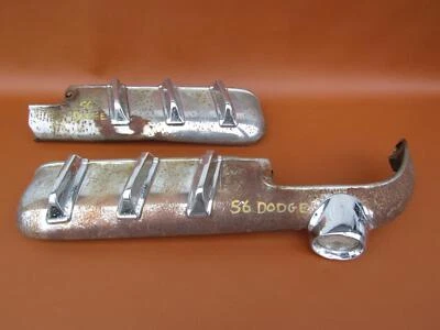 Dodge Custom Royal 1955-1956 par de parrillas delanteras originales Mopar con dientes Foto 1 de 4