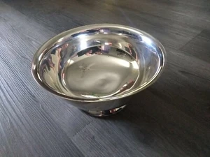 Vintage versilberte Servierschale, Obstschale, Servierschale, Herzstück - Bild 1 von 7