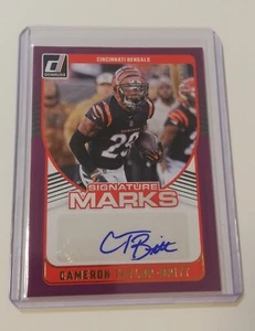 Cameron Taylor-Britt 2024 Panini Donruss Signature Marks Auto Cam Bengals 08/10 - Picture 1 of 2