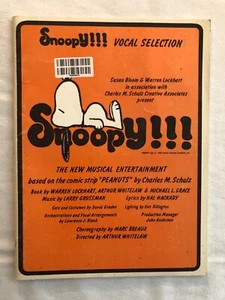 Snoopy Vocal Selection Songbook (Piano/Vocal) - Picture 1 of 5