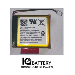 Qolsys QR0041-840 IQ Battery Replacement for the IQ Panel 2 and 2 Plus - Picture 1 of 2