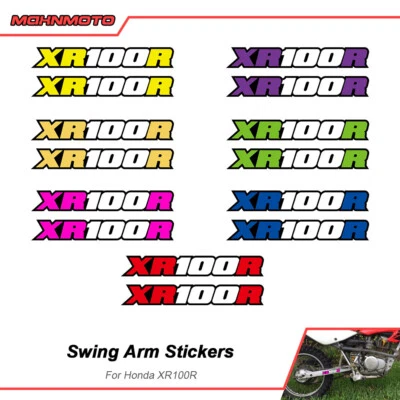 For 1985-2004 Honda XR100R Motorcycle Swing Arm Decal Sticker Graphics Kit 2pcs - Image 1 of 4