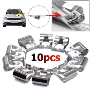 Wiper Linkage Motor Rods Arm Repair Clip Mechanism Clips Auto Spring Clamp 10X - Picture 1 of 6