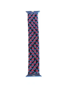 Apple Braided Solo Loop for Watch Series 6, Blue/pink , 42/44/45/49 mm - Picture 1 of 6
