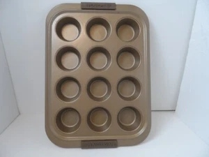 Anolon Advanced Bronze Antihaft Backformen Muffinform - 12 Tassen - Bild 1 von 4