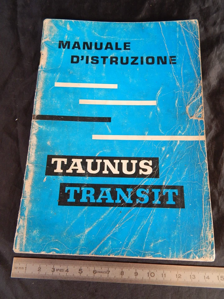 MANUALE USO MANUTENZIONE ORIGINALE FORD TAUNUS TRANSIT - Immagine 1 di 1