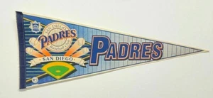 Vintage 1995 Wincraft San Diego Padres MLB Baseball Felt Pennant - Picture 1 of 5