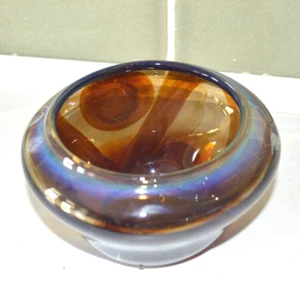 Signed Joan Reep Art Glass Bowl 6" by 4" - Picture 1 of 5