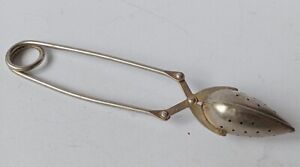 Vintage USSR Stainless Steel Leaf Herbal Tea Brewing Infuser Spoon Soviet Rare