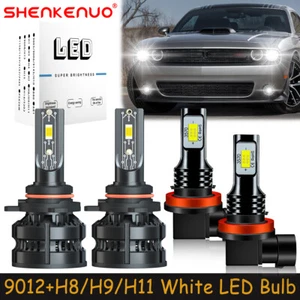 Faros LED bombillas luz antiniebla haz alto bajo Z8 para Dodge Challenger 2015-2020 - Imagen 1 de 19