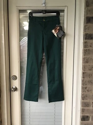 Женские зеленые брюки Iman с технологией похудения прямые штанины размер 6 - Изображение 1 из 4