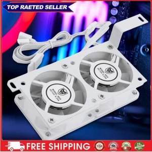 Low Noise Cooling Fan ARGB Syn with Dual 60mm Fan 5V for DDR/DDR2/DDR3/DDR4/DDR5 - Picture 1 of 18